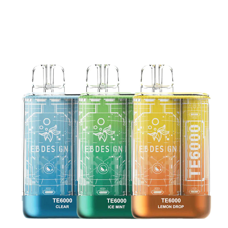 Three flavors of EB TE6000 Disposable -  Vaper Corner