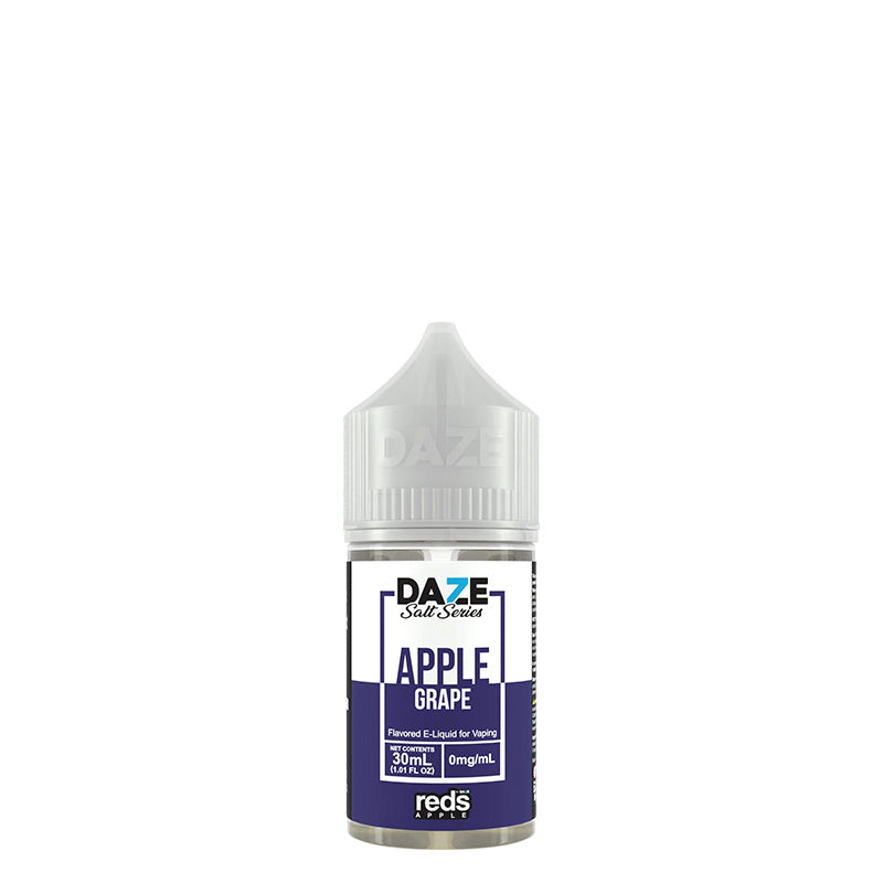 A 30ml bottle of Grape REDS Salt by 7 DAZE - Vaper Corner