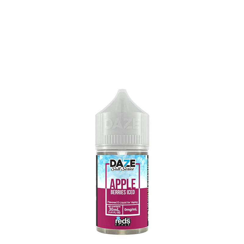 A 30ml bottle of ICED Berries REDS Salt by 7 DAZE - Vaper Corner