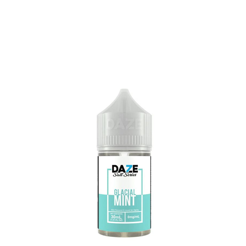 A 30ml bottle of ICED Glacial Mint 7 Daze TFN Salt - Vaper Corner