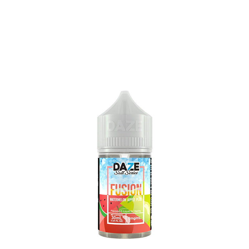 A bottle of ICED Watermelon Apple Pear 7 Daze Fusion Salt 30ml - Vaper Corner