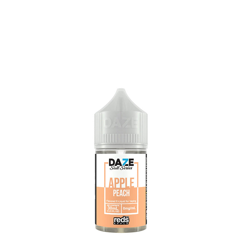 A 30ml bottle of Peach REDS Salt by 7 DAZE - Vaper Corner