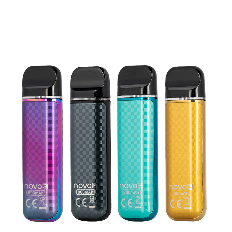 Four colors of Smok Novo 3 Pod System Kit - Vaper Corner