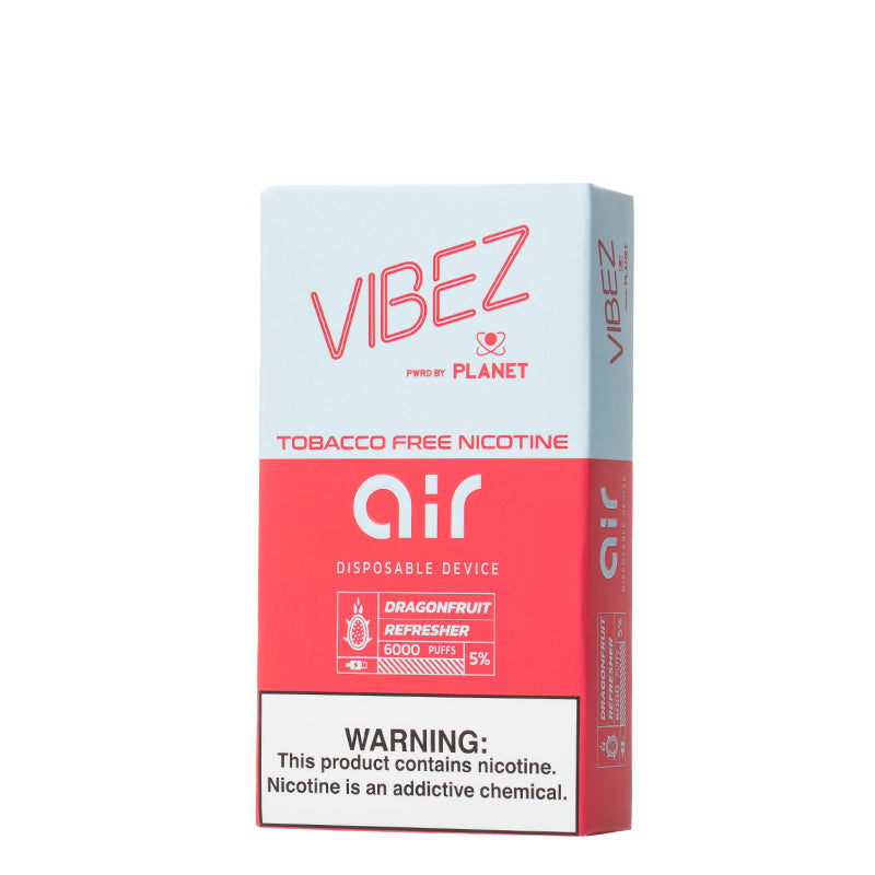 A box of Vibez Air 6000 Disposable - Vaper Corner