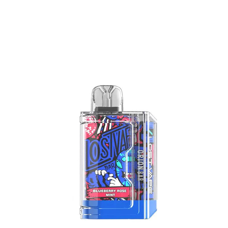 Blueberry Rose Mint Lost Vape Orion Bar 7500 Disposable - Vaper Corner