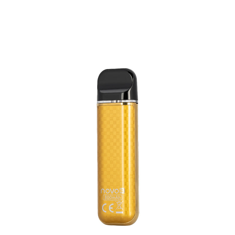 Smok Novo 3 Pod System Kit Gold Carbon Fiber - Vaper Corner