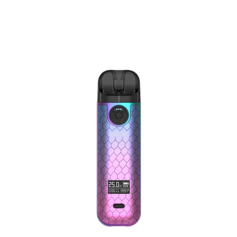 SMOK Novo 4 Kit Cyan Pink Cobra with OLED Display - Vaper Corner