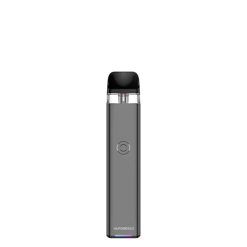 Space Grey Vaporesso XROS 3 Pod System with a firing button - Vaper Corner