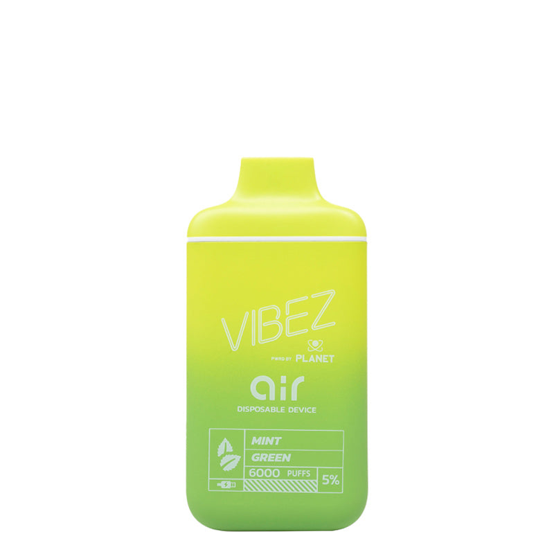 Mint Green Vibez Air 6000 Disposable - Vaper Corner